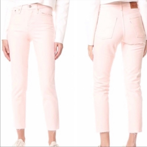 Anthropologie Denim - ANTHROPOLOGIE X LEVI’S PINK JEANS
